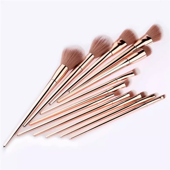 Other - Pro Series Makeup brushes 12 piece rose gold NEW